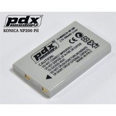 PDX Konica Minolta NP200 NP-200 Dijital Kamera Bataryası Muadili