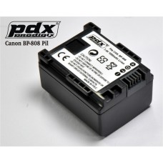 PDX  Canon  BP-808   Dijital Kamera Bataryası muadili