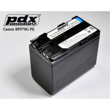 PDX  Canon  BP-970G   Dijital Kamera Bataryası muadili**