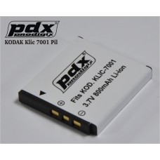 PDX  Kodak klic-7001  muadili dijital kamera bataryası