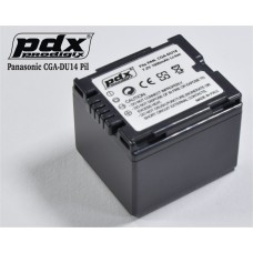 PDX PANASONİC CGRDU 14 Dijital Kamera Bataryası Muadili