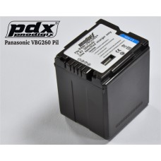 PDX PANASONIC VBG 260 Dijital Kamera Bataryası Muadili
