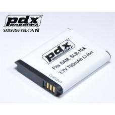 PDX SAMSUNG SLB 70 SLB-70A Dijital Kamera Bataryası Muadili